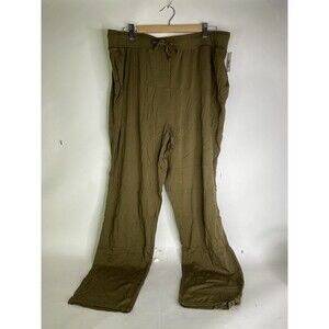 2xist Luxe Dream Lounge Pants Sleepwear Pajama Dark Olive Green Mens Size XL